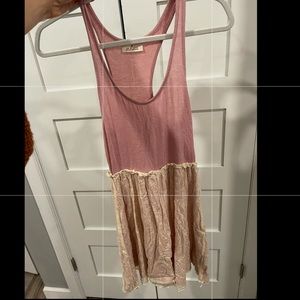 Urban Outfitter’s Pins and Needles Pink Boho style dress size medium.